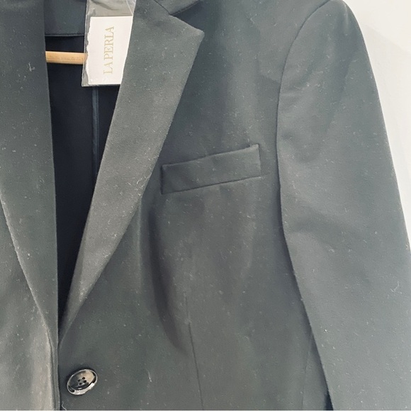 La Perla tailored black silk blend blazer Made in Italy - Picture 7 of 14